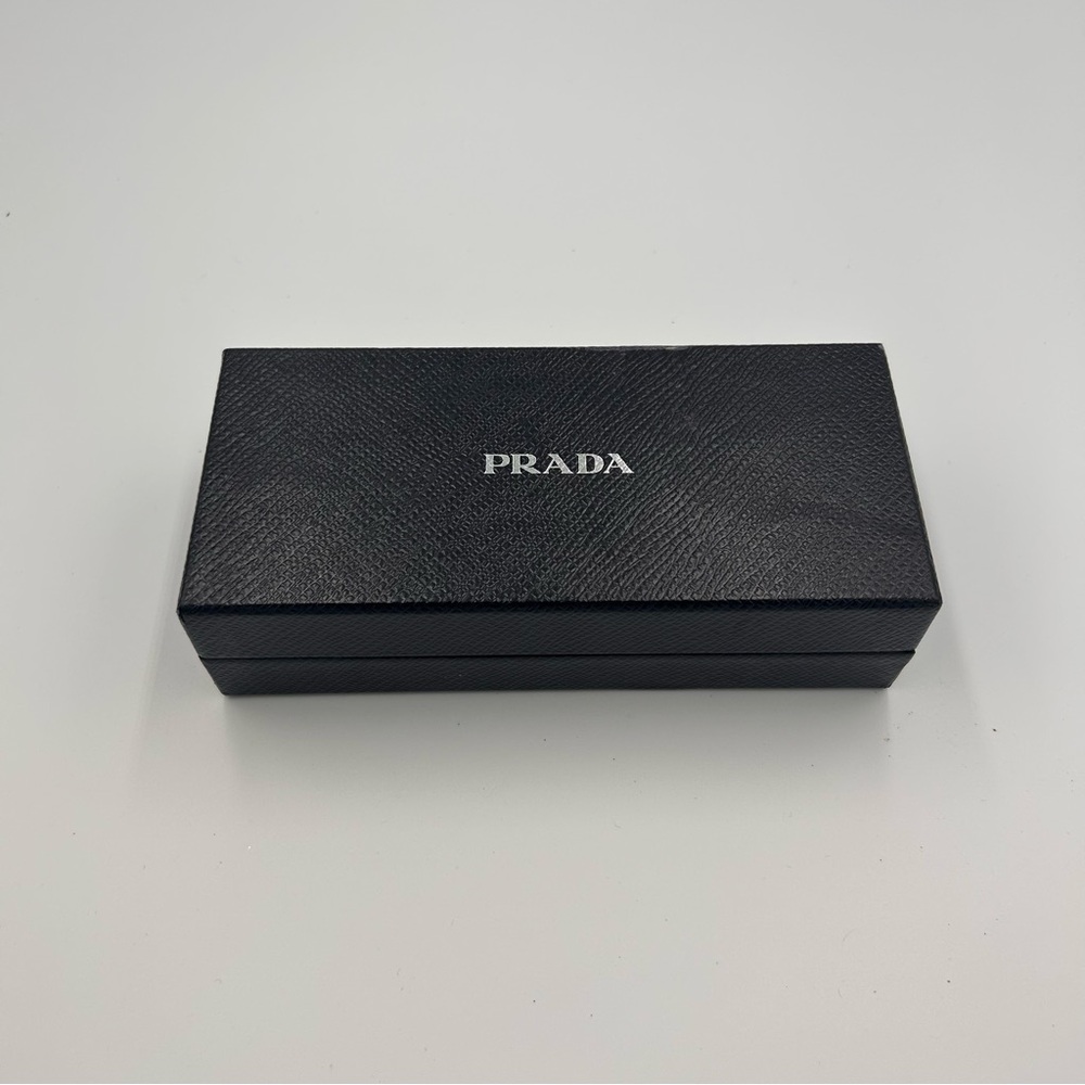 Prada Empty Sunglass Box Black Accessory Case 6.5”x3”x2”
